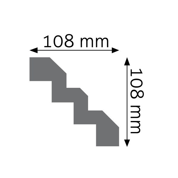 Cornisa Lisa LGG-11 – Poliuretano
