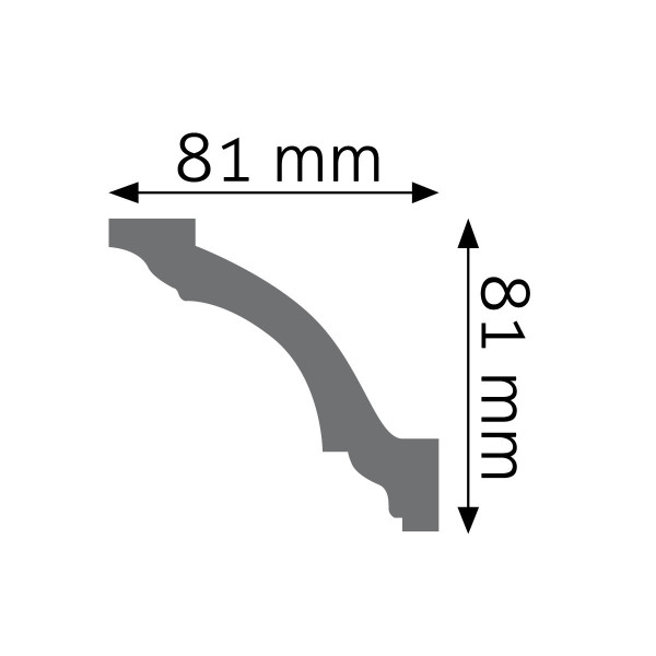 Cornisa Lisa Flexible LGG-29F – Poliuretano