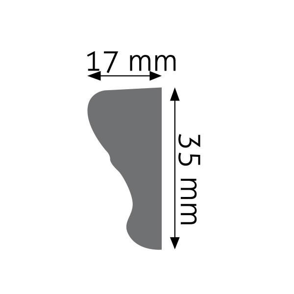 Moldura Lisa LNG-07 – Poliuretano