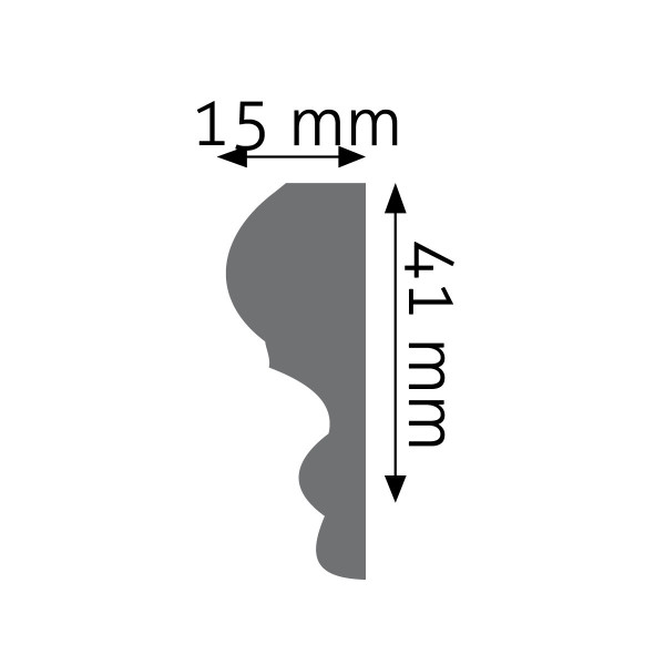 Moldura Lisa LNG-08 – Poliuretano