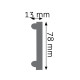 Moldura Flexible LNZ-01F – Poliuretano
