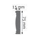 Moldura Flexible LNZ-06F – Poliuretano
