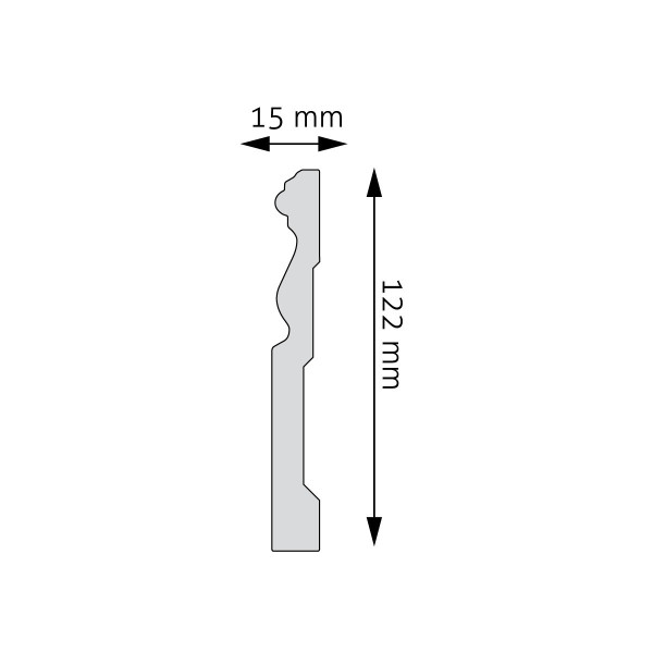 Rodapié LPC-09 – HDPS (Polímero de alta densidad)